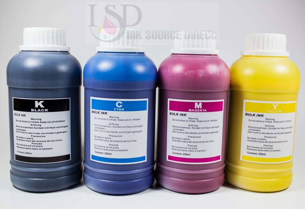 4x250ml Refill Pigment ink kit for HP950 951 952 952XL cartridges.