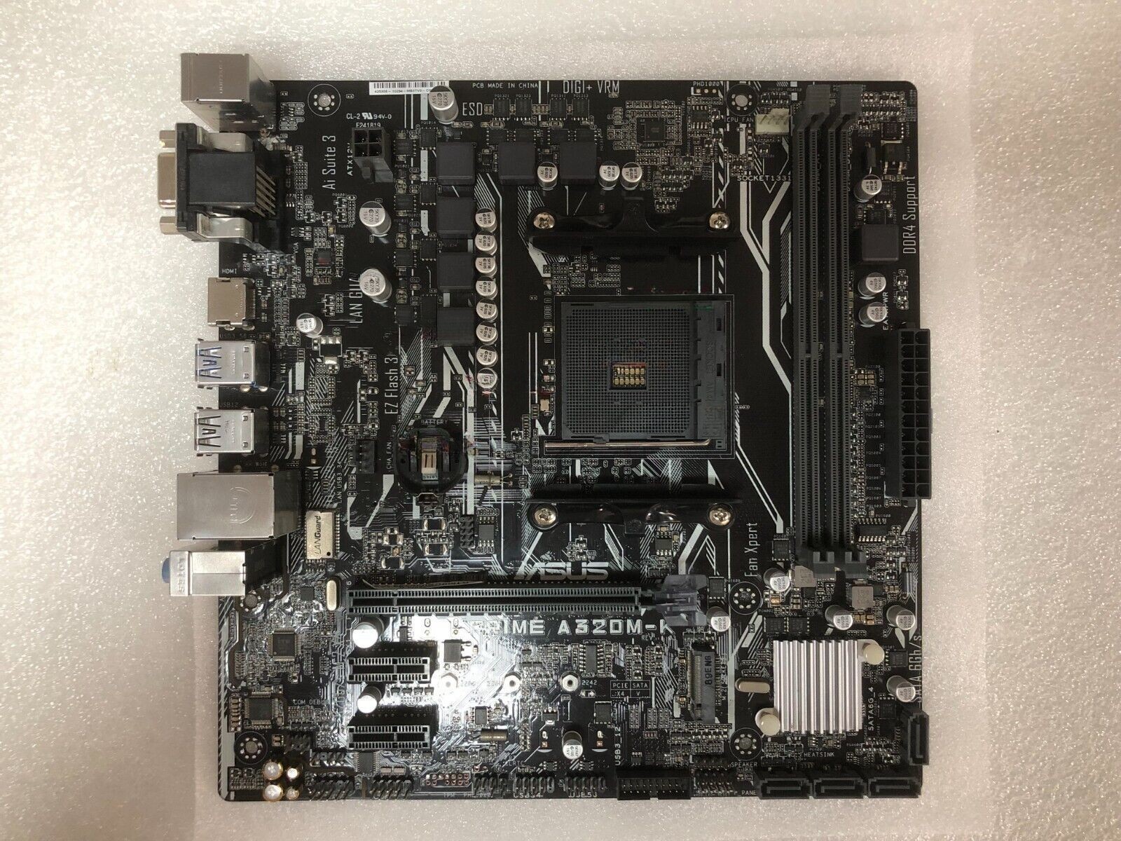 ASUS Prime A320M-K Ryzen AM4 DDR4 HDMI VGA M.2 MicroATX A320 Motherboard Tested
