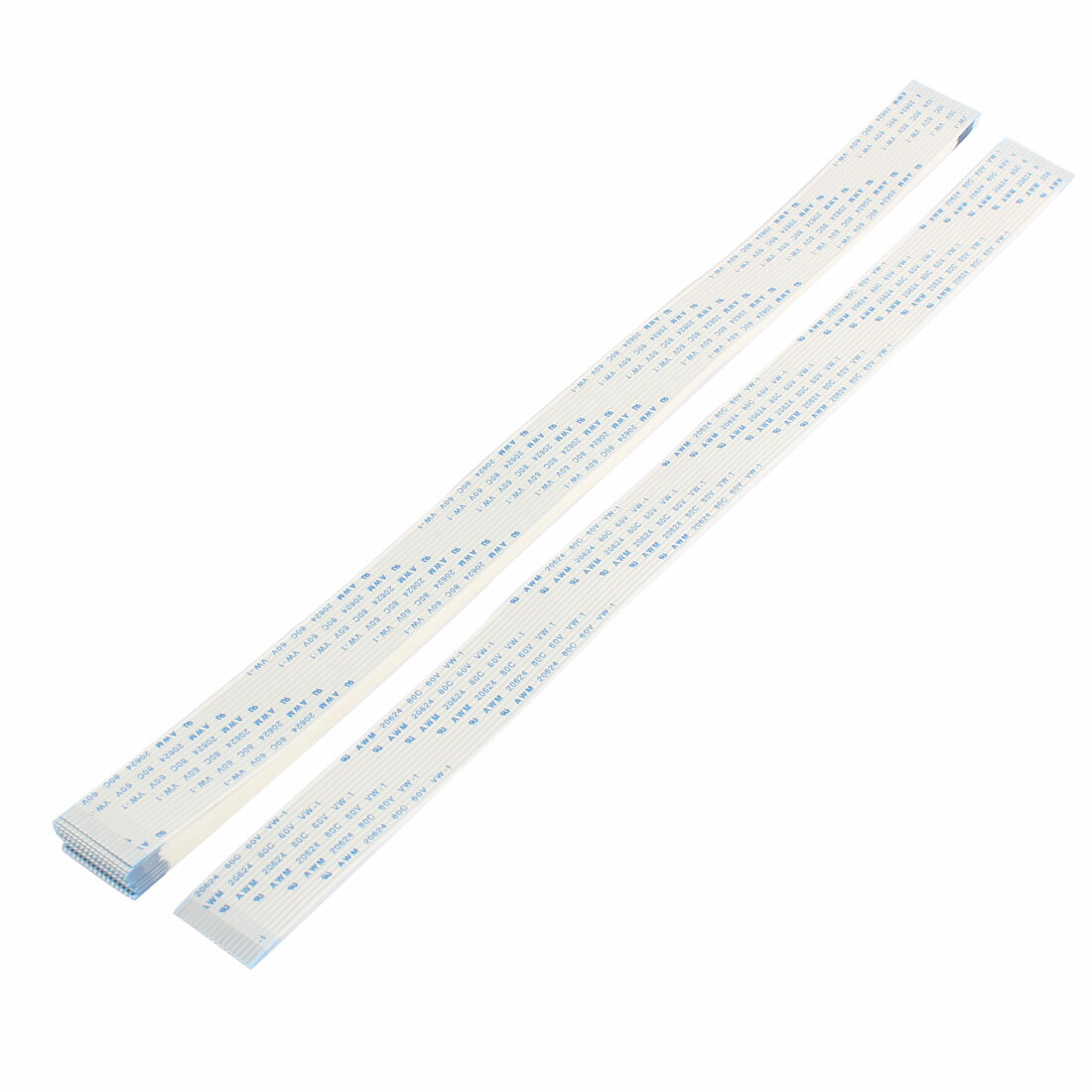 A Type 20Pcs 1.25mm Pitch 16 Pin AWM 20624 80C 60V VW-1 FFC Cable 300mm