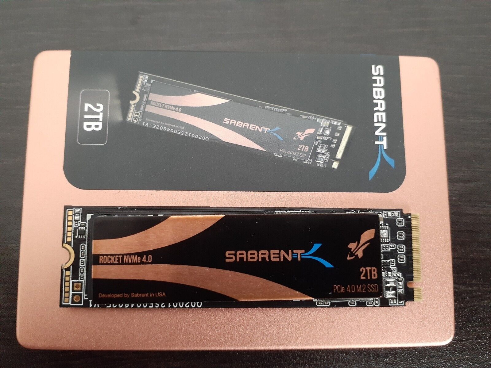 Sabrent 2TB Rocket NVMe 4.0 Gen4 PCIe M.2 Internal SSD With Windows 10 Installed
