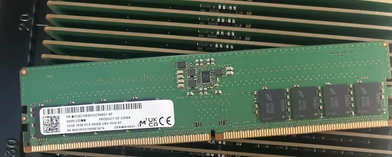 MT Micron 16GB Desktop RAM DDR5 5600MHz 4800MHz PC5-4800B  PC5-5600B Non-ECC