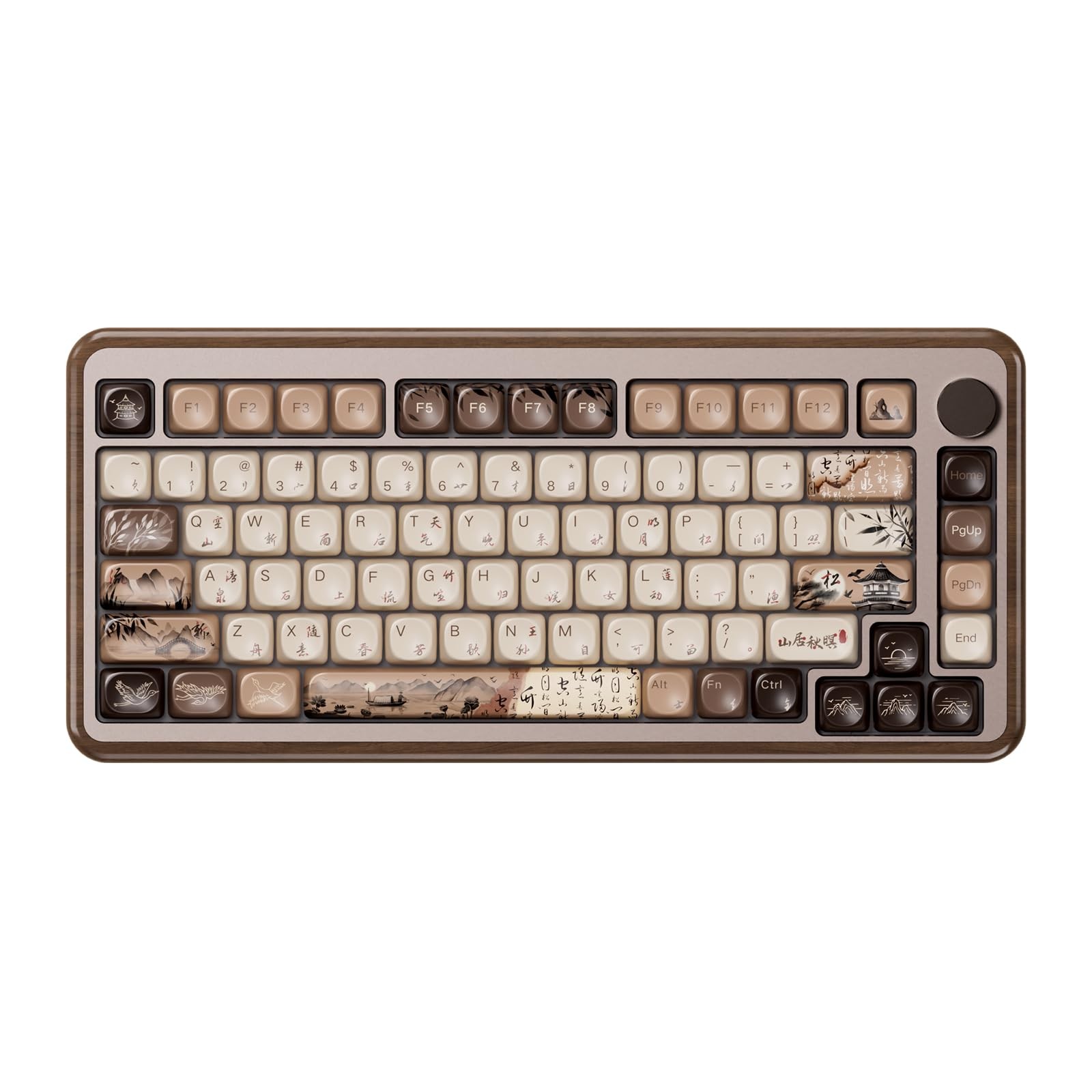 Akko MU02 Mechanical Keyboard Mountain Seclusion Rosewood Switch