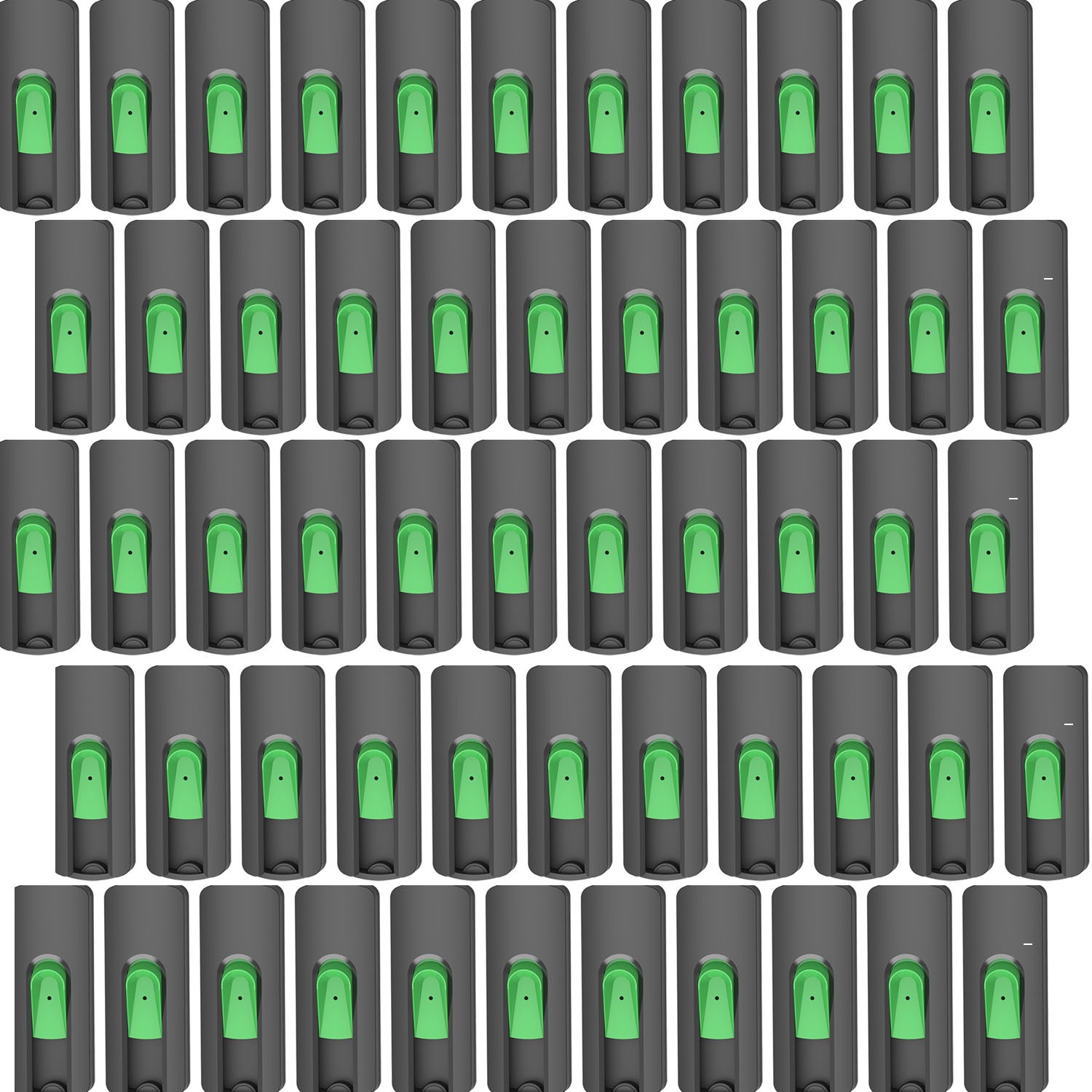 Kootion 50pcs 4GB USB 2.0 Retractable Flash Drives USB Memory Stick Thumb Drive