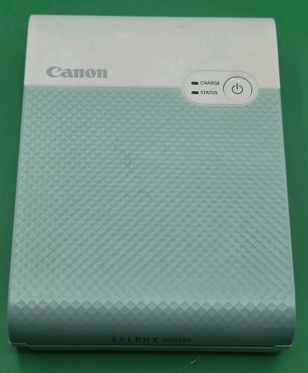 Canon Selphy Square QX10 CD1158 Wireless Photo Printer Mint Green Tested No Cord