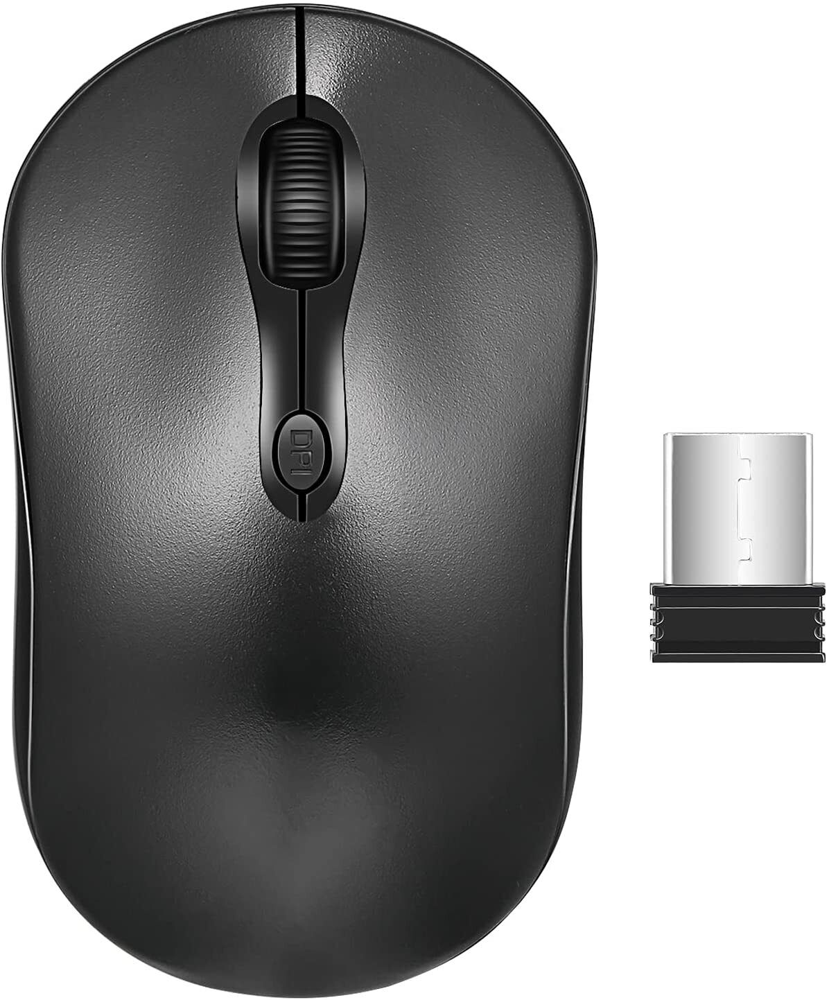 Wireless Mouse, 2.4G Wireless Mouse for Laptop Ergonomic Computer Mouse with USB