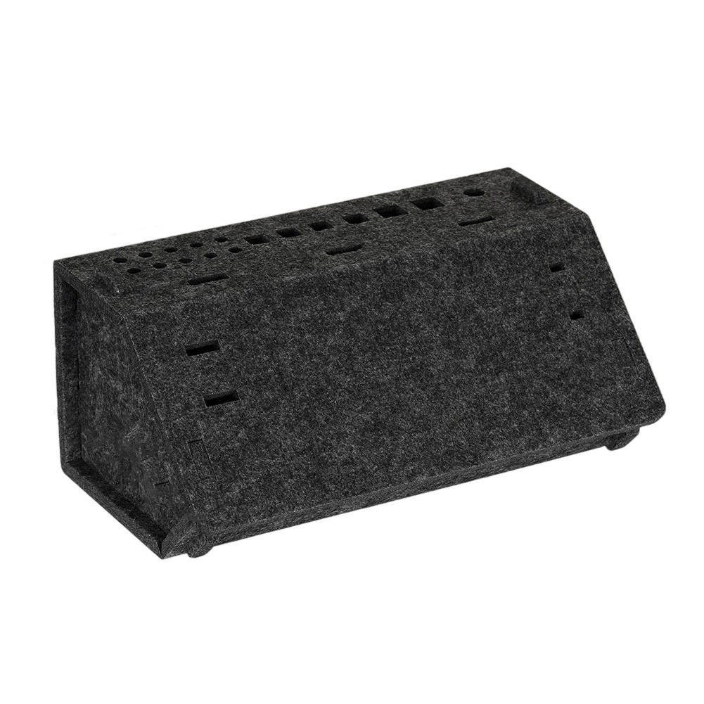 Portable Foldable Felt Storage Box for 3D Printing Tools 24 Slot Organizer
