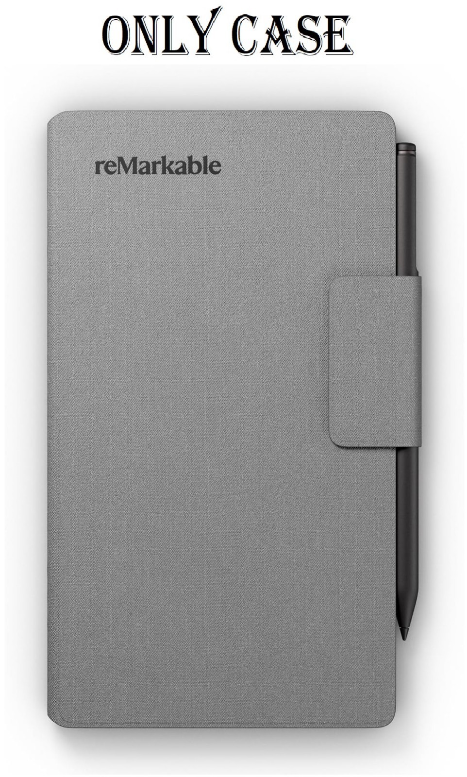 reMarkable Paper Pro Move - Gray Leather Book Folio for Your 7.3''