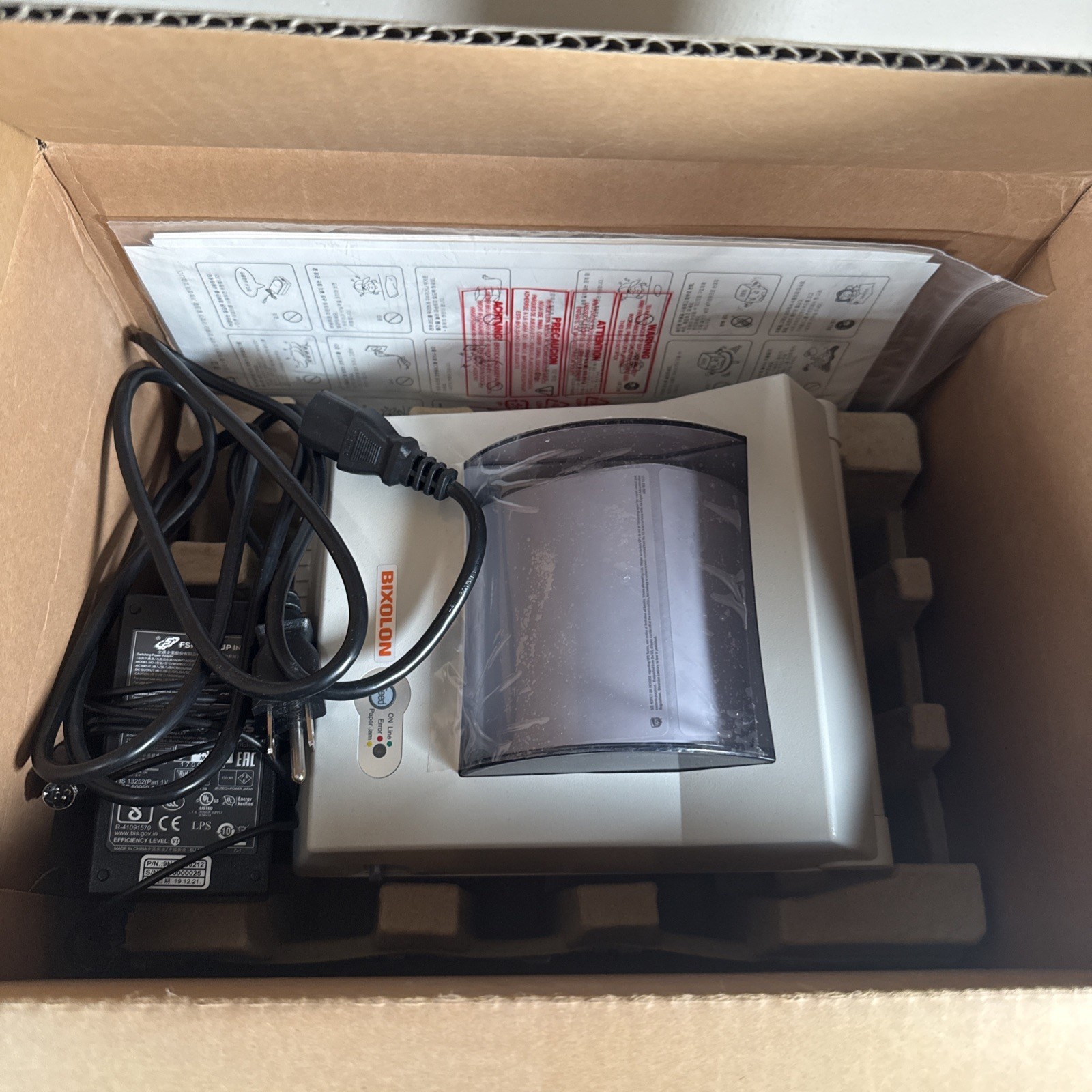 New Bixolon SRP-770III USB/Serial Parallel Direct Thermal Barcode Label Printer