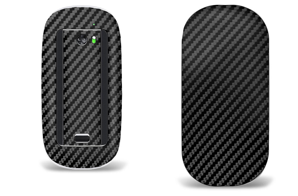 Skin Decal Wrap for Apple Magic Mouse 1 Smart Mouse Graphic Protector BLK CARBON