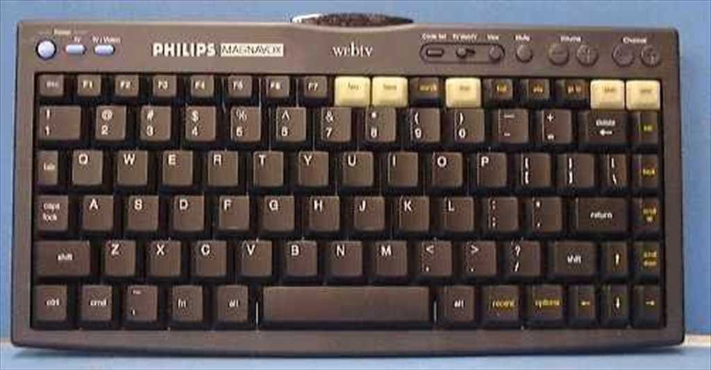 Philips Magnavox MWK122BK WebTV Wireless Infrared Keyboard 960 972 For Parts
