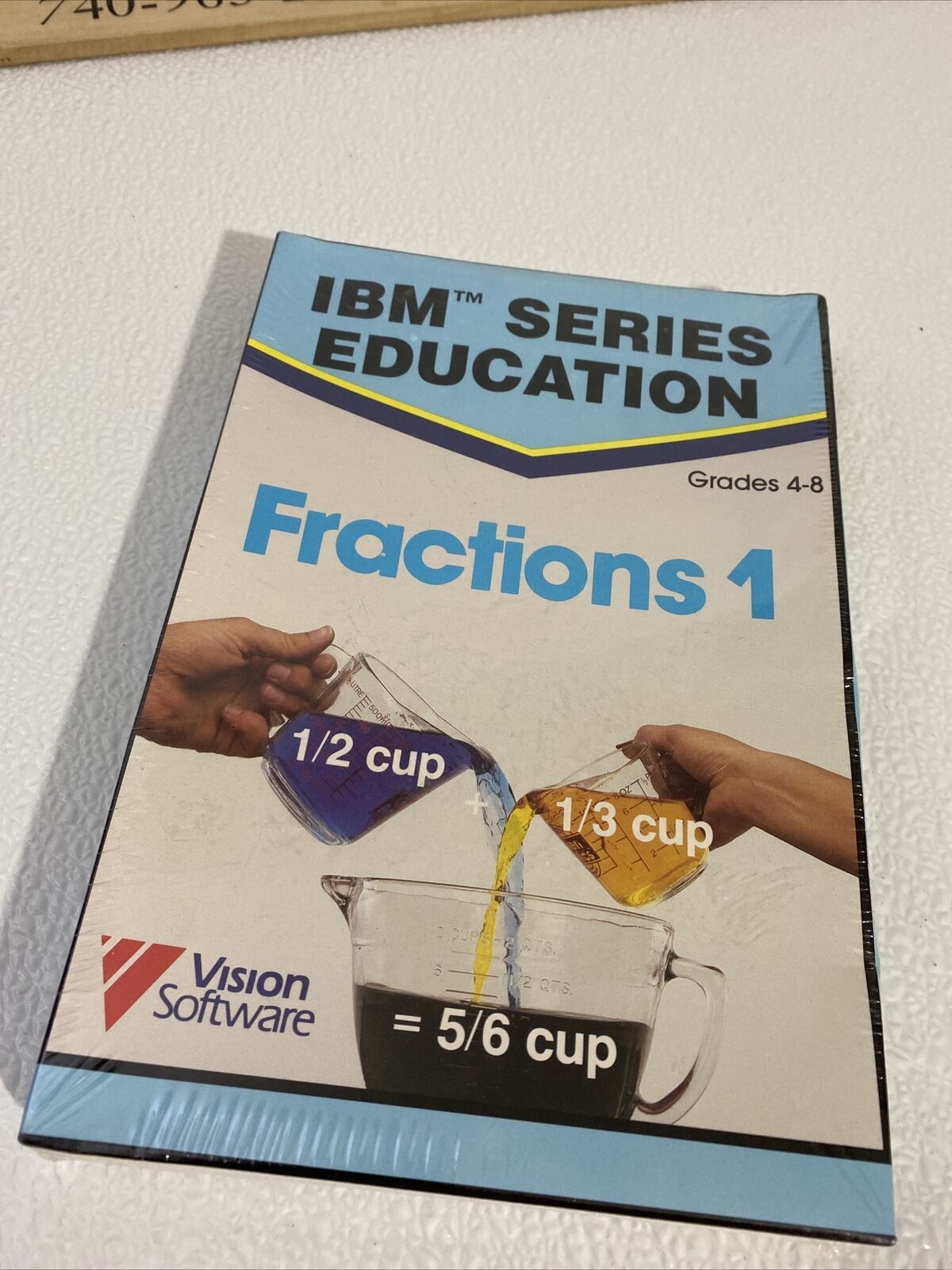 NEW SEALED Vintage 1993 IBM Series Education Fractions 1 Software