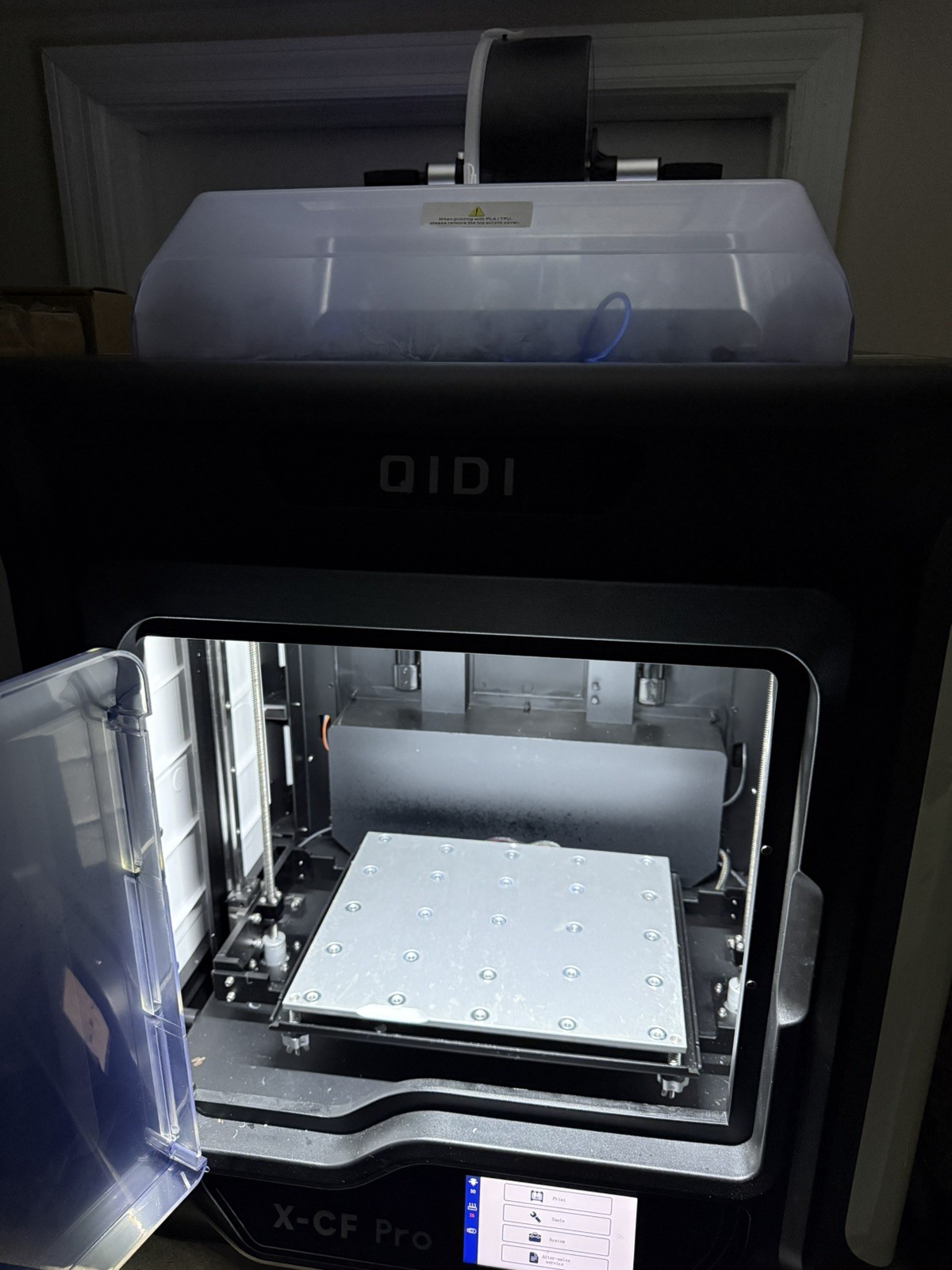 QIDI X-CF Pro Industrial Grade 3D Printer For Carbon Fiber  AWESOME CONDITION