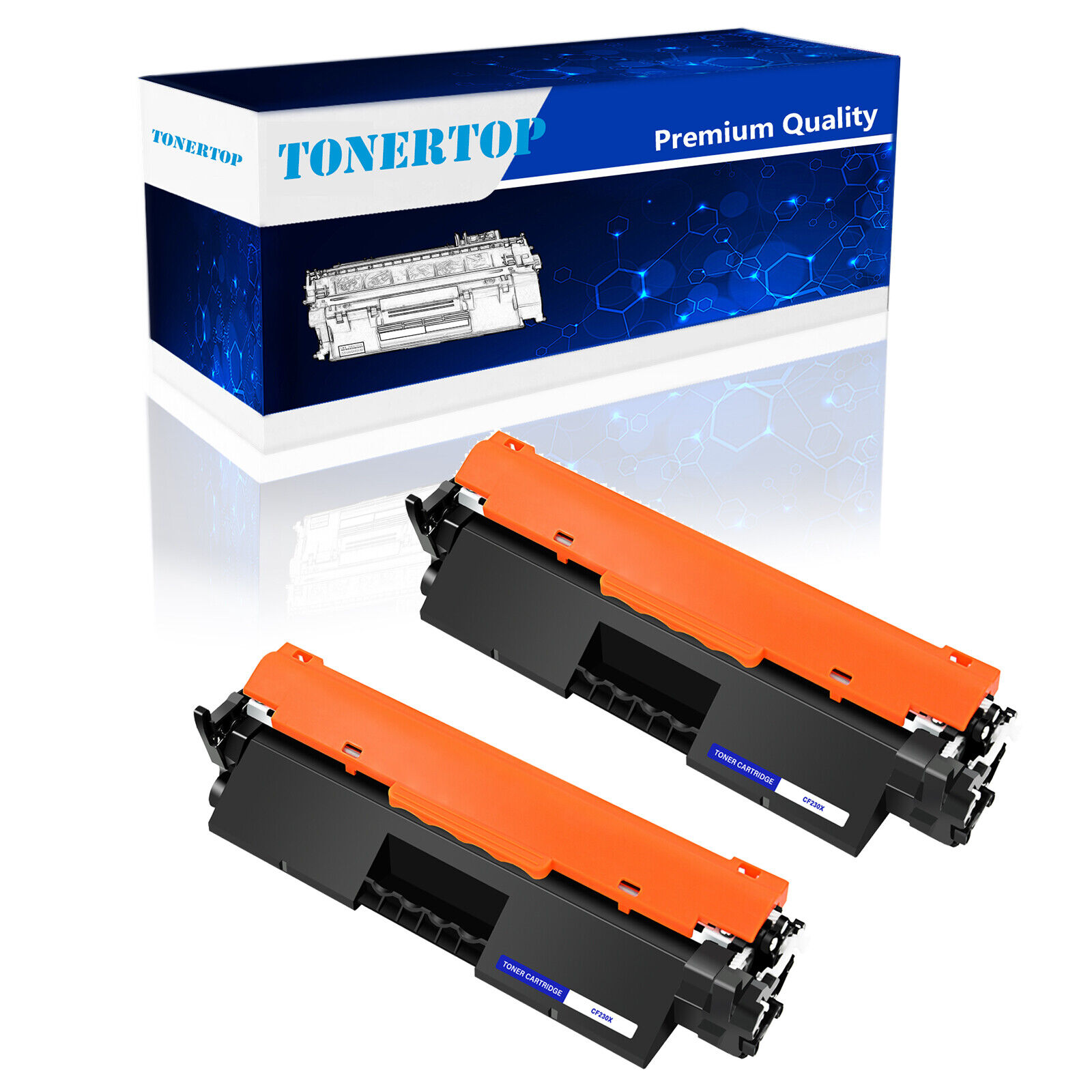 2PK CF230X 30X Toner Cartridge Compatible For HP LaserJet M203dn M203dw M227fdw