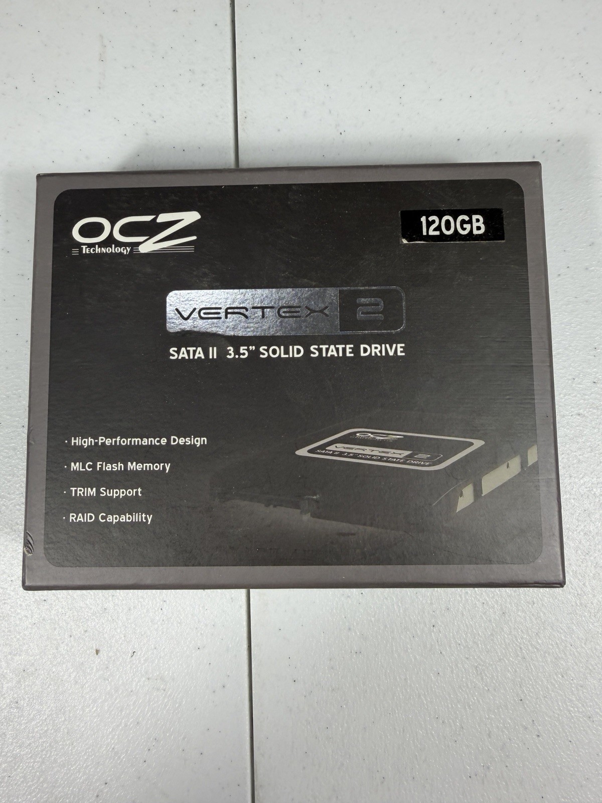 OCZ Vertex 2 120GB 3.5” SATA II SSD New in Box OCZSSD3-2VTX120G SandForce