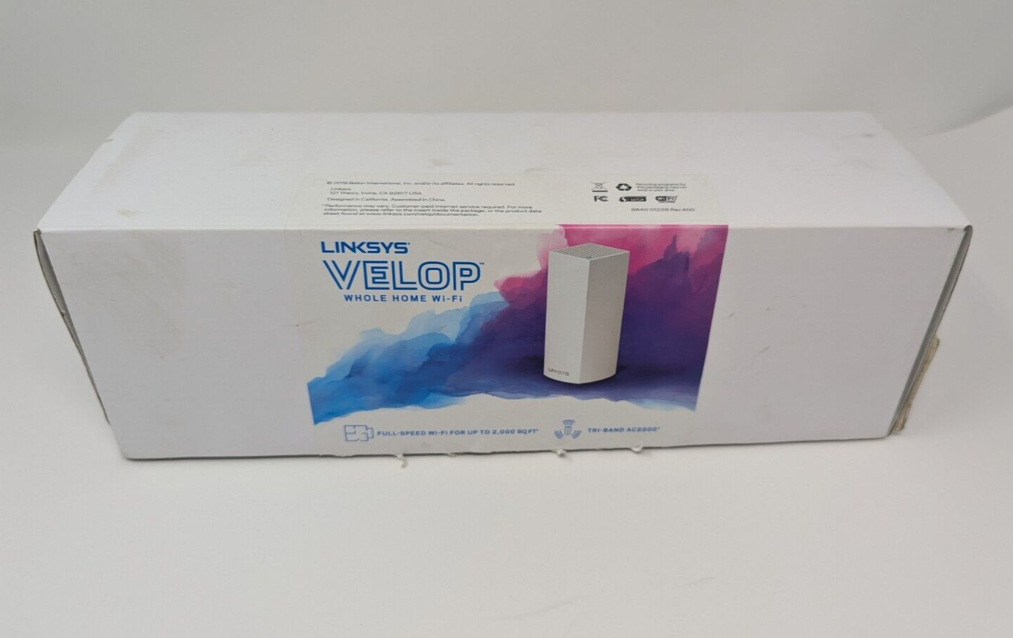 Linksys Velop AC2200 Tri-Band Mesh Router WiFi System WHW0301