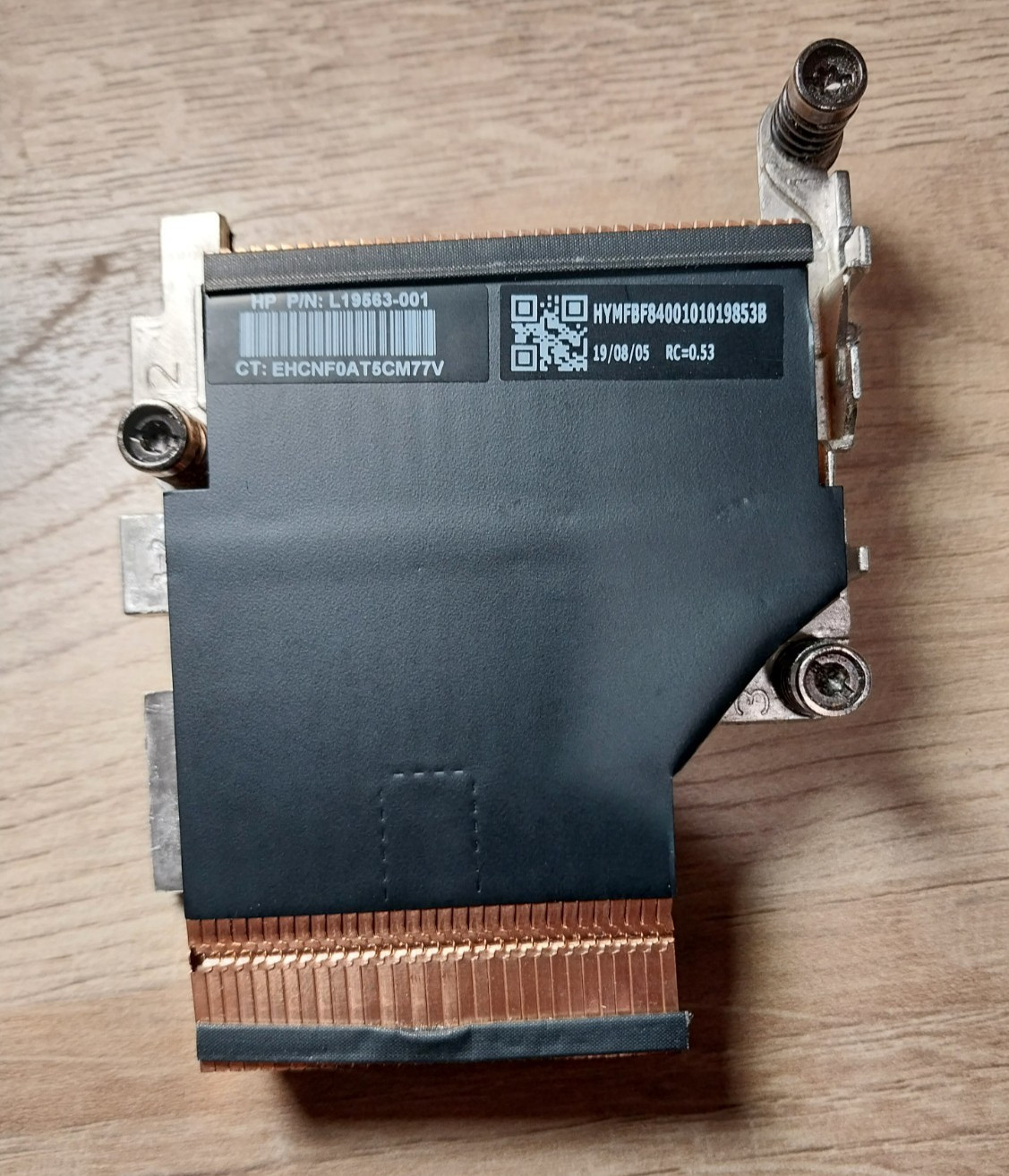 For HP EliteDesk 800 G4 G5 G6 MP9 Mini Series Heatsink Cooler 65W Intel CPU