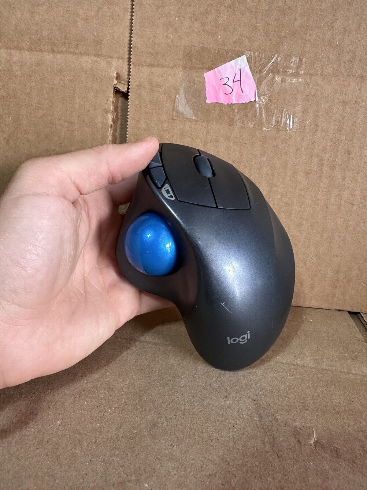 Logitech M570 Wireless Trackball Ergonomic Mouse