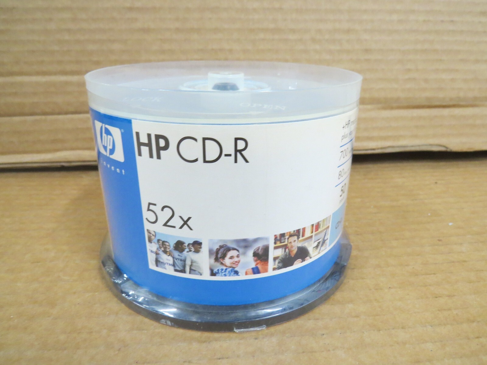 New Factory Sealed ~ 50 Pack HP CD-R 52x 700 MB Data / 80 Minutes Music