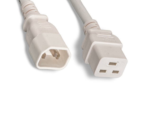 2Ft WHT Power Cord for Cisco Catalyst 6000 6500 Switches Jumper Cord PDU UPS