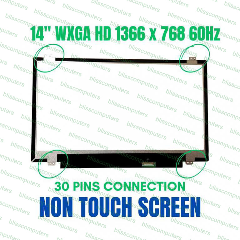 14.0" Slim WXGA HD eDP LED Screen 30 pin HP 14-af104la 14-af113la