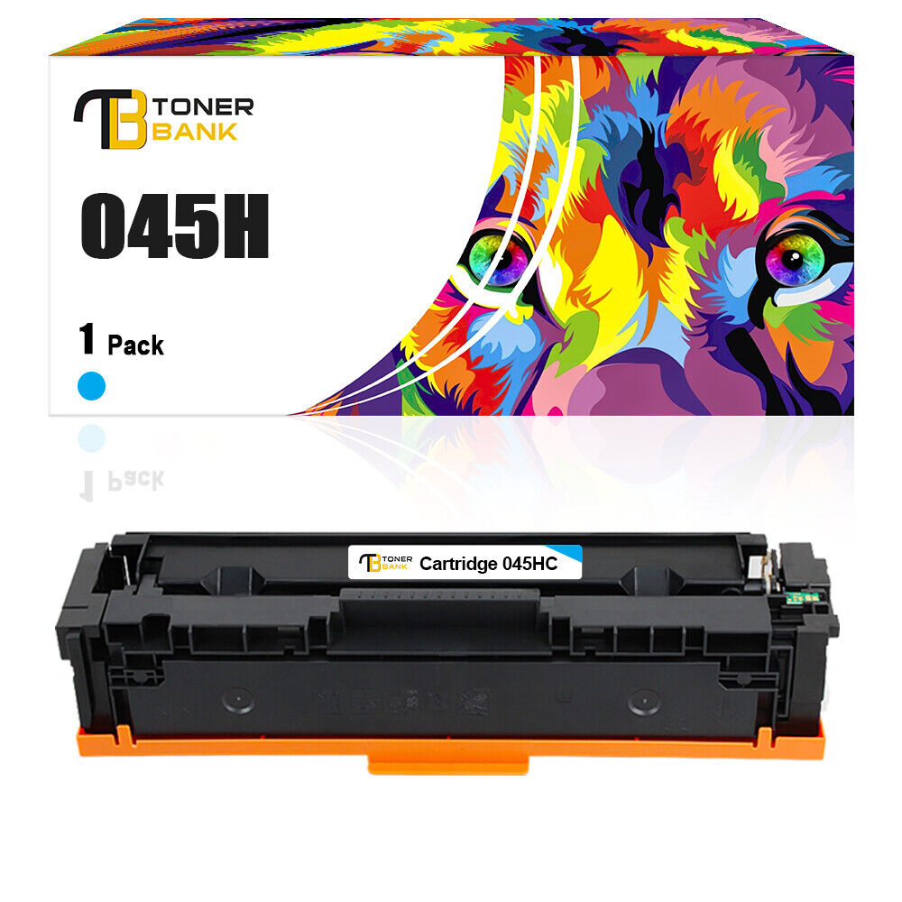 1PK Cyan Toner Compatible With Canon 045H Color imageCLASS MF634Cdw MF632Cdw