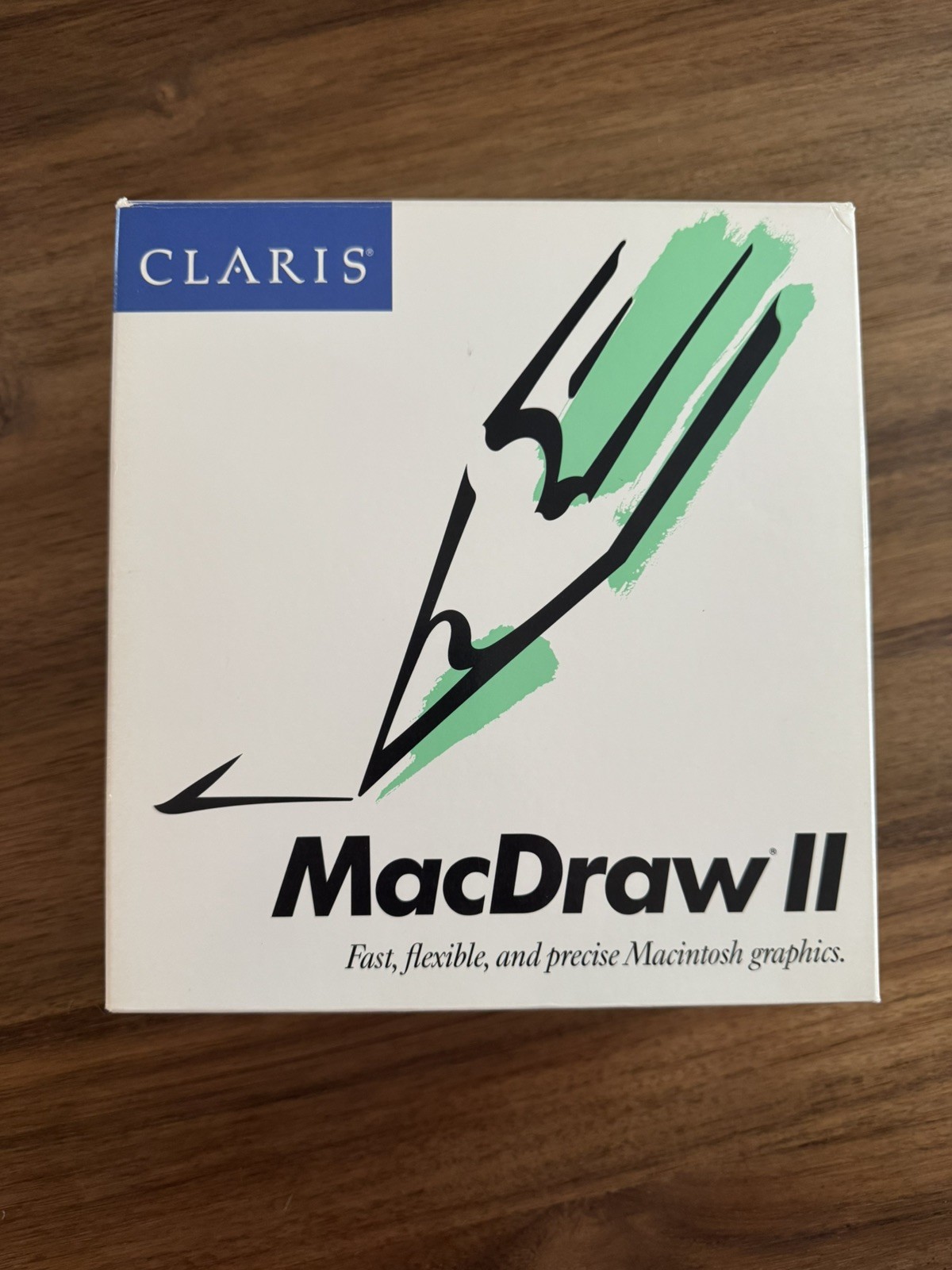 Vintage 1989 Claris MacDraw II For Apple Macintosh With Guide and Box