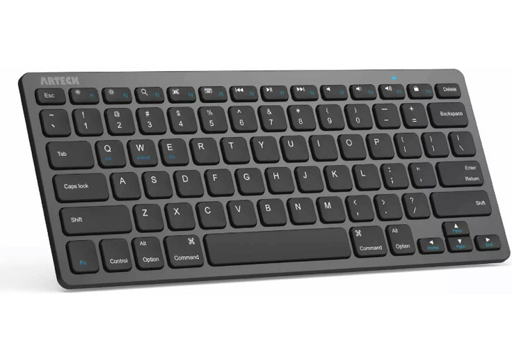 ARTECK Ultra-Slim Bluetooth Keyboard HB098 Arteck iOS Android Windows Black OPEN
