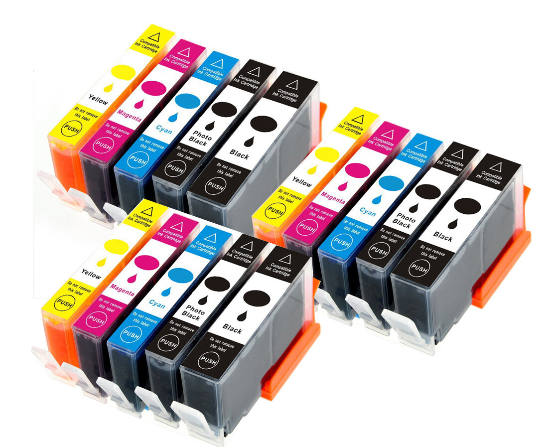 15 PK XL Ink Combo Pack + chip for 564 Photosmart Printer 7510 7515 7520 7525