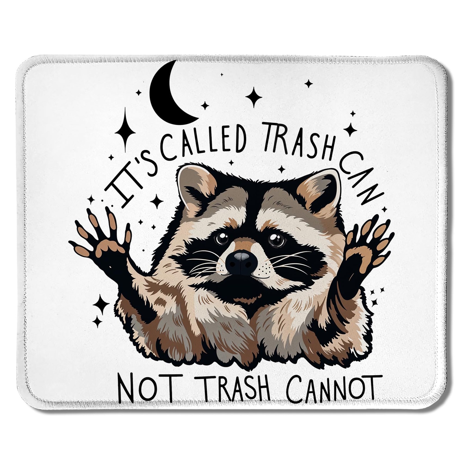 Foritho Funny Raccoon Mouse Pad, 9.5x7.9 Inch, inches, Color 01 