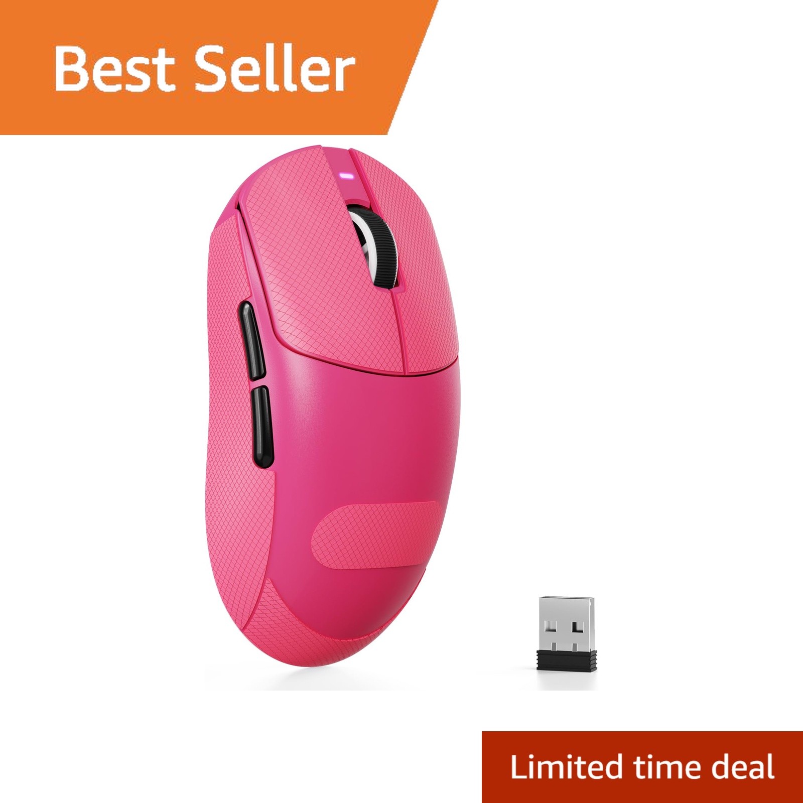 MAMBASNAKE Attack Shark X8 SE Wireless Mouse Berry Red Sticker