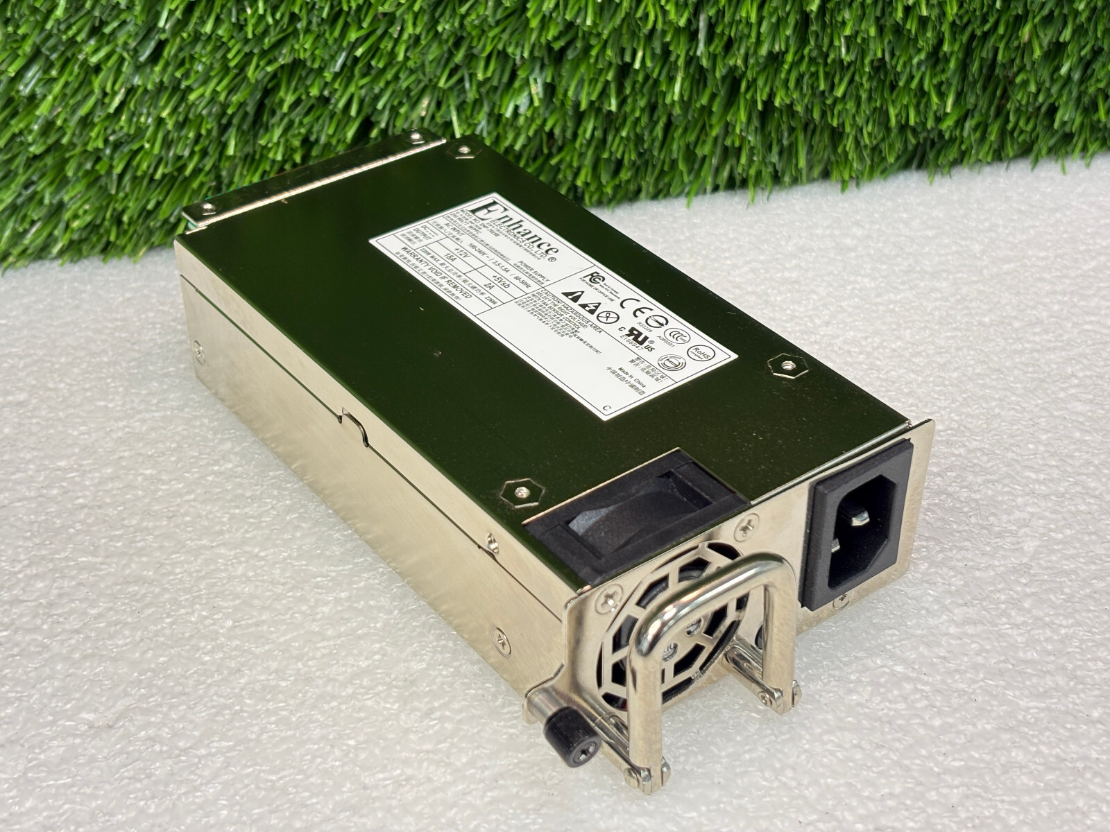 Pre Owned | Enhance ENP-7025B 250W 1U PFC 80Plus Power Supply - Silver