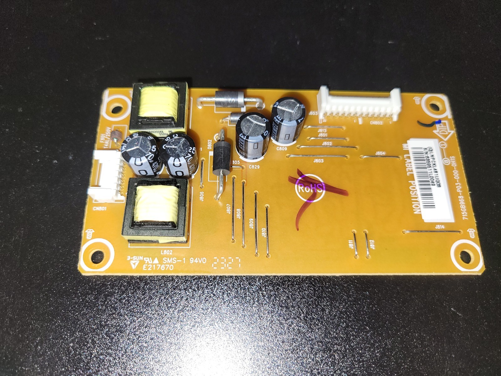 Dell S3423DWC Curved Monitor Sub Power Board Replacement