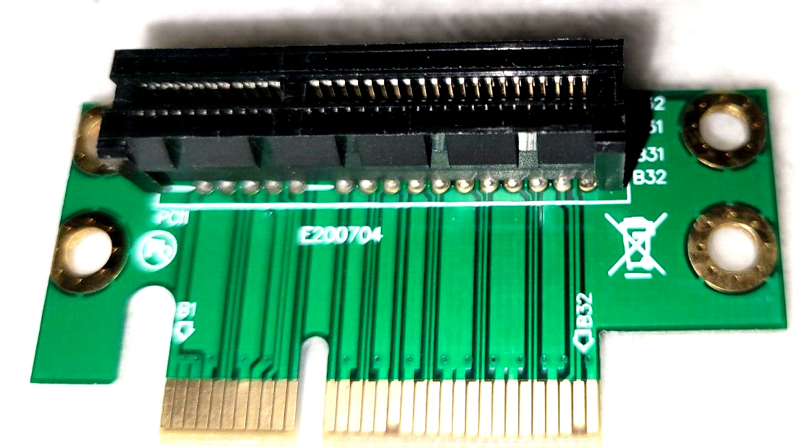 Sinloon PCIe 4x Riser Card PCI Express X4 Graphic Board PCI-Express Test X4 Prot