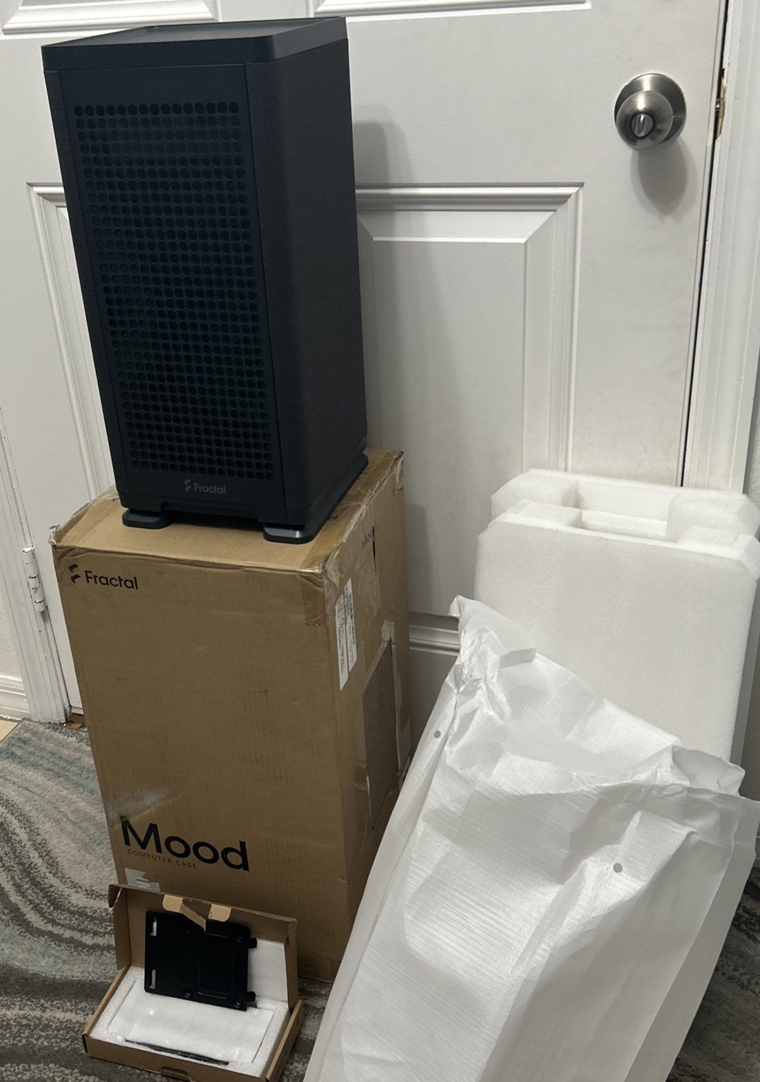 Fractal Design Mood FD-C-MOD1N-02 Mini-ITX Small Form Factor PC Case Black