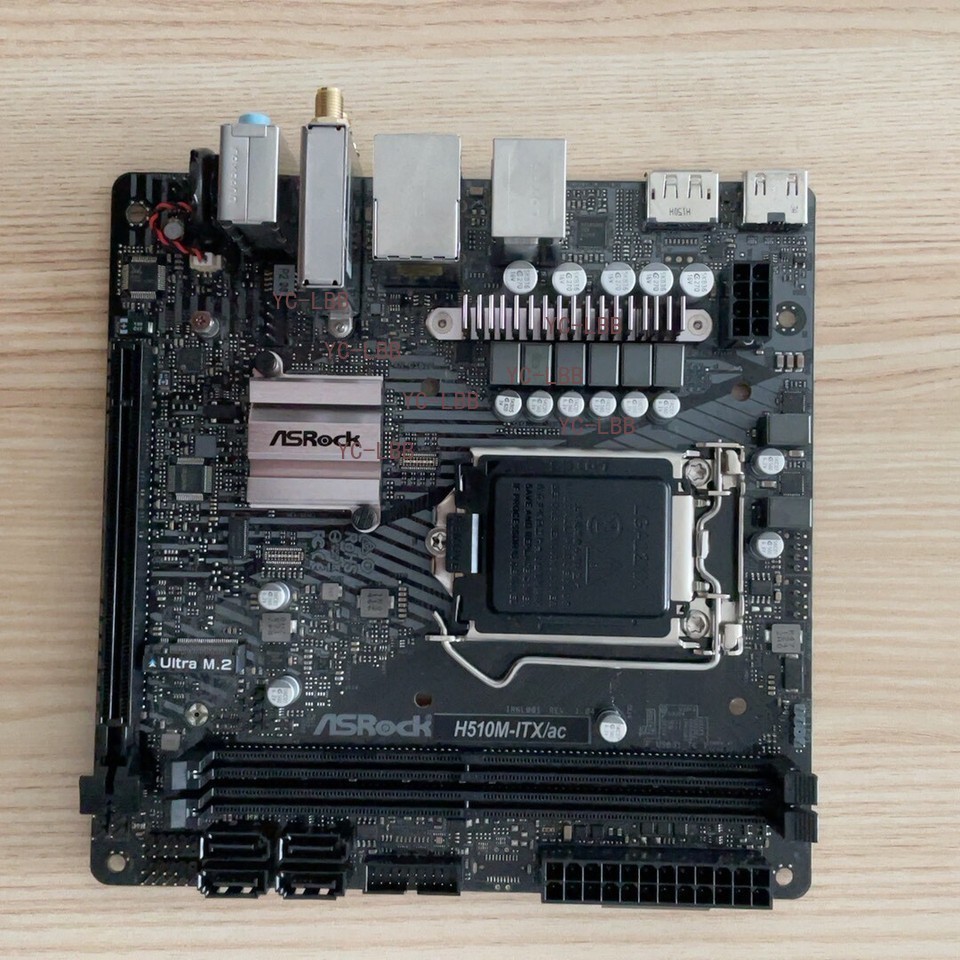 ASROCK H510M-ITX/ac LGA 1200 64GB HDMI Mini-ITX Motherboard Test OK