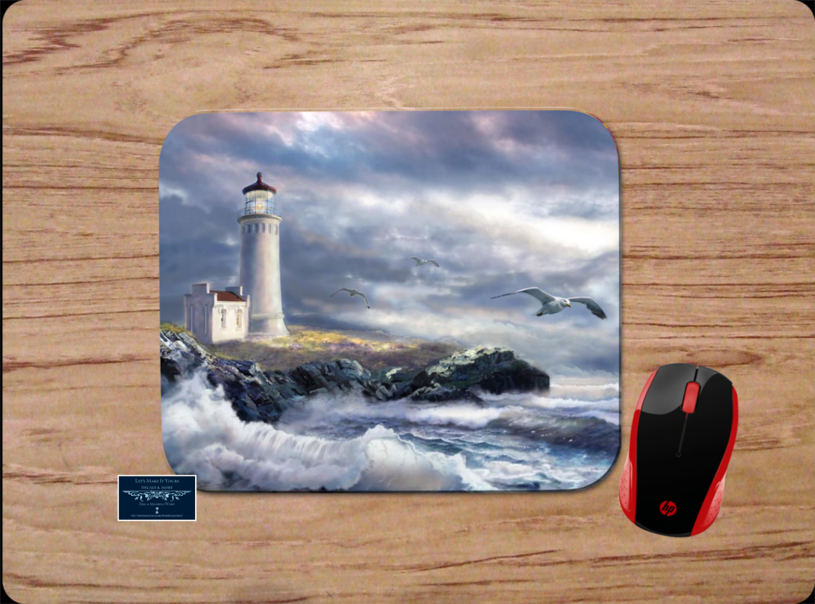 NORTH HEAD LIGHTHOUSE LANDSCAPE CUSTOM NON-SLIP MOUSEPAD MAT HOME OFFICE GIFT