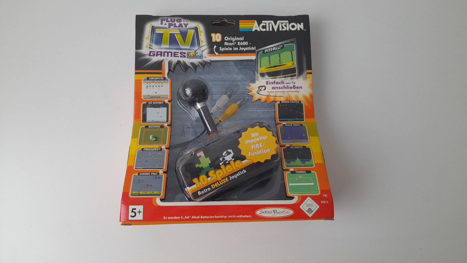 Activision Joystick Console with 10 Original Atari 2600 Games Pitfall NEW & Original Packaging