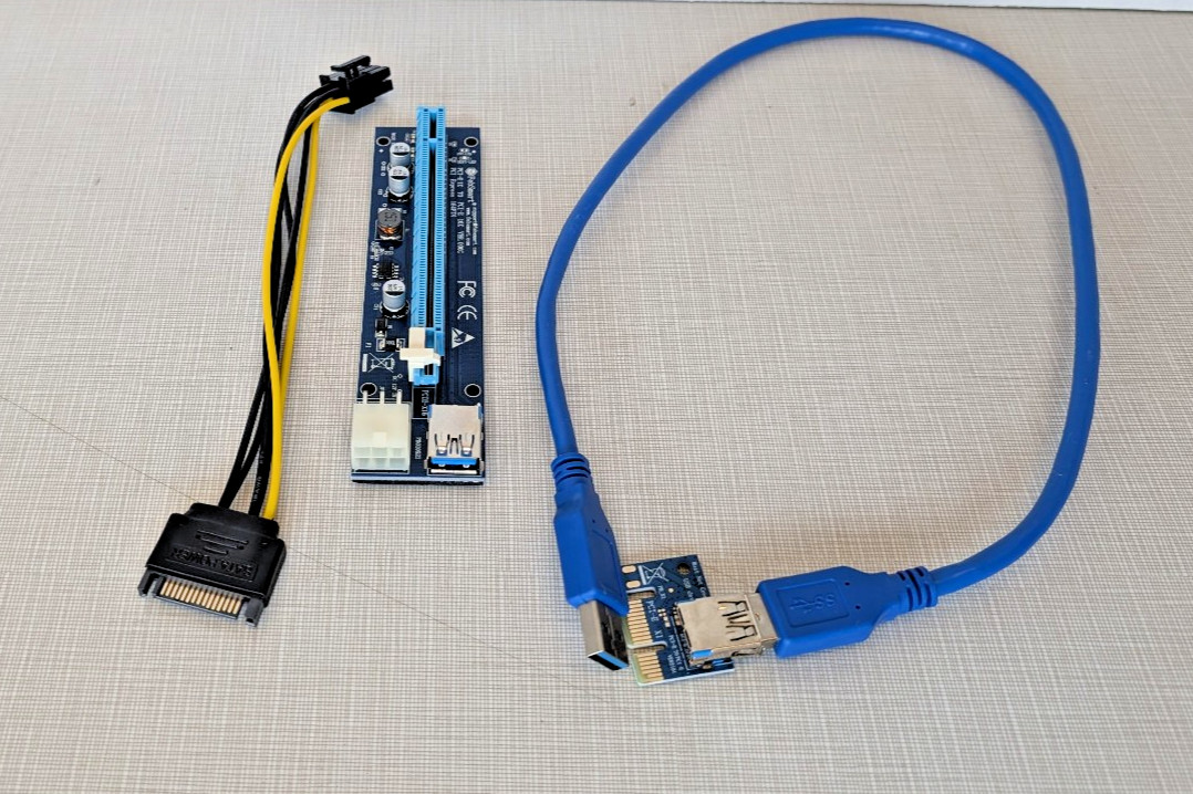 FebSmart USB 3.0 PCI-E Express GPU Riser Adapter Card