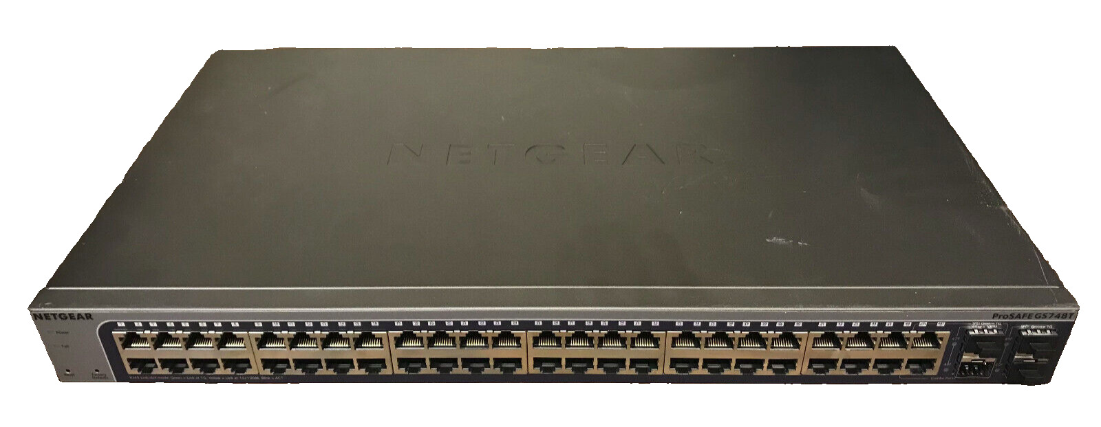 Netgear ProSafe GS748T V5 48-Port Gigabit Ethernet Smart Switch UNTESTED AS IS
