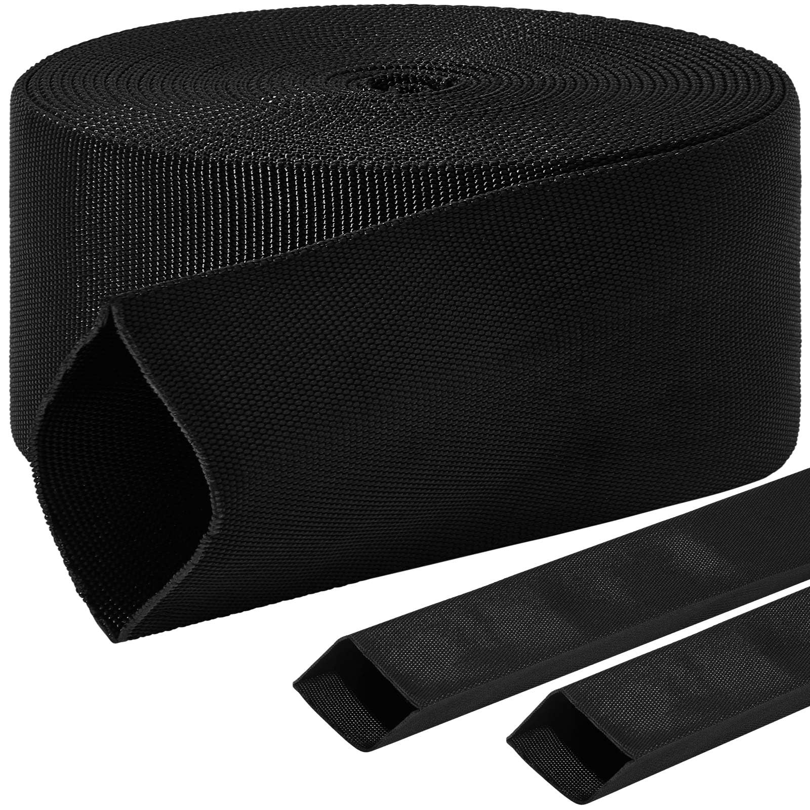 Hanaive 26 Ft Nylon Hydraulic Hose Protector Sleeve Cover,2.5 Inch Id