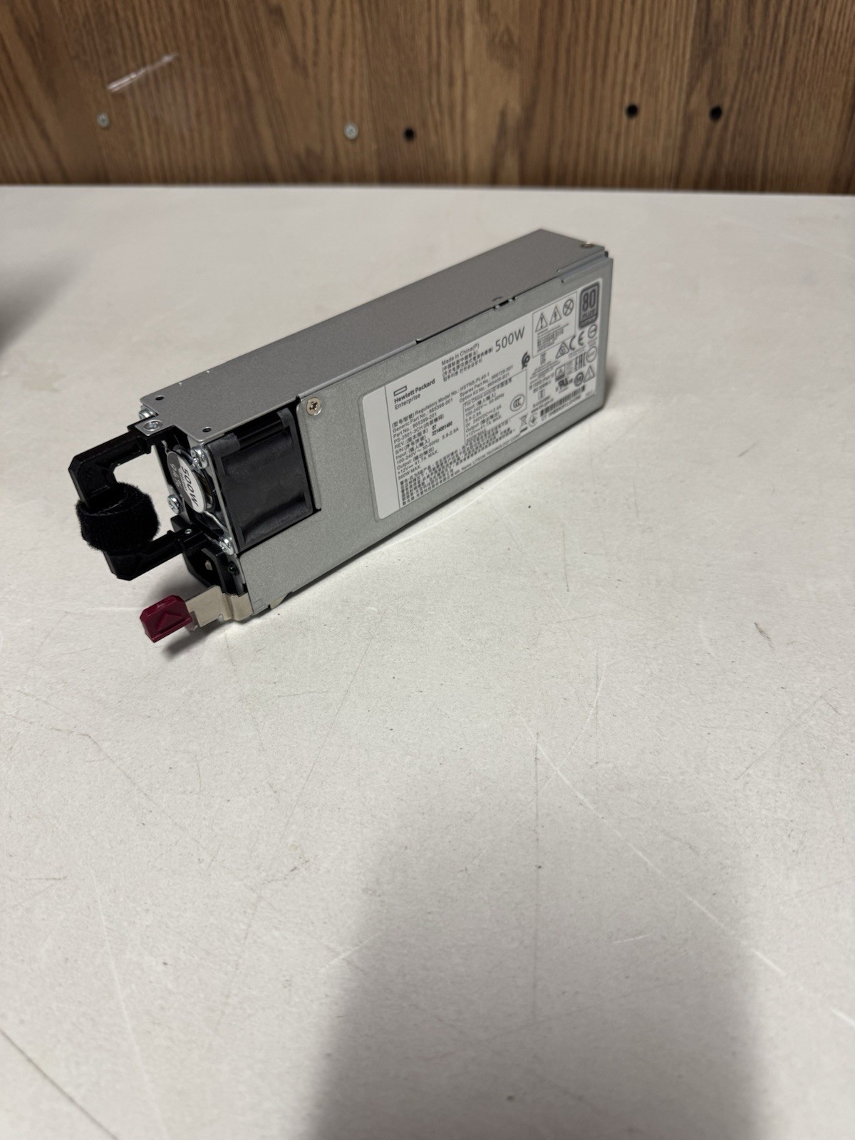 HPE 500W Hot Plug Power Supply 80+ Platinum Server PSU