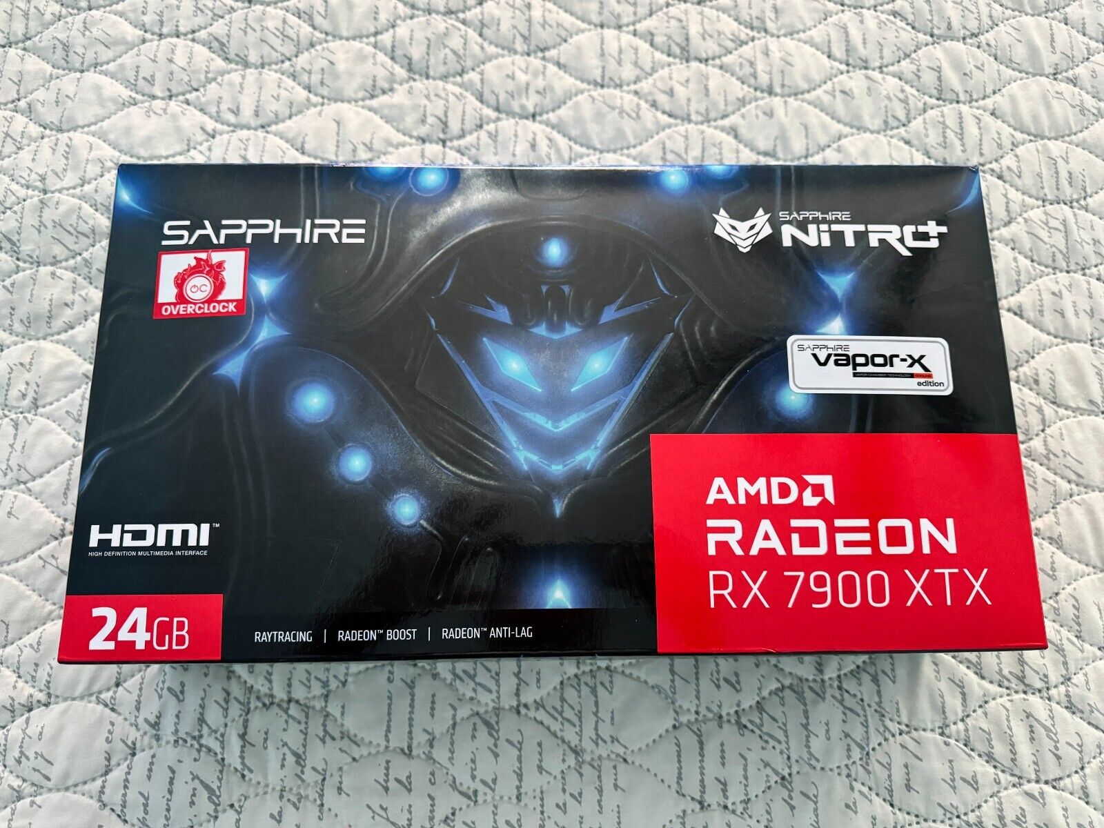SAPPHIRE Nitro+ AMD Radeon RX 7900 XTX 24GB GDDR6 Graphics Card