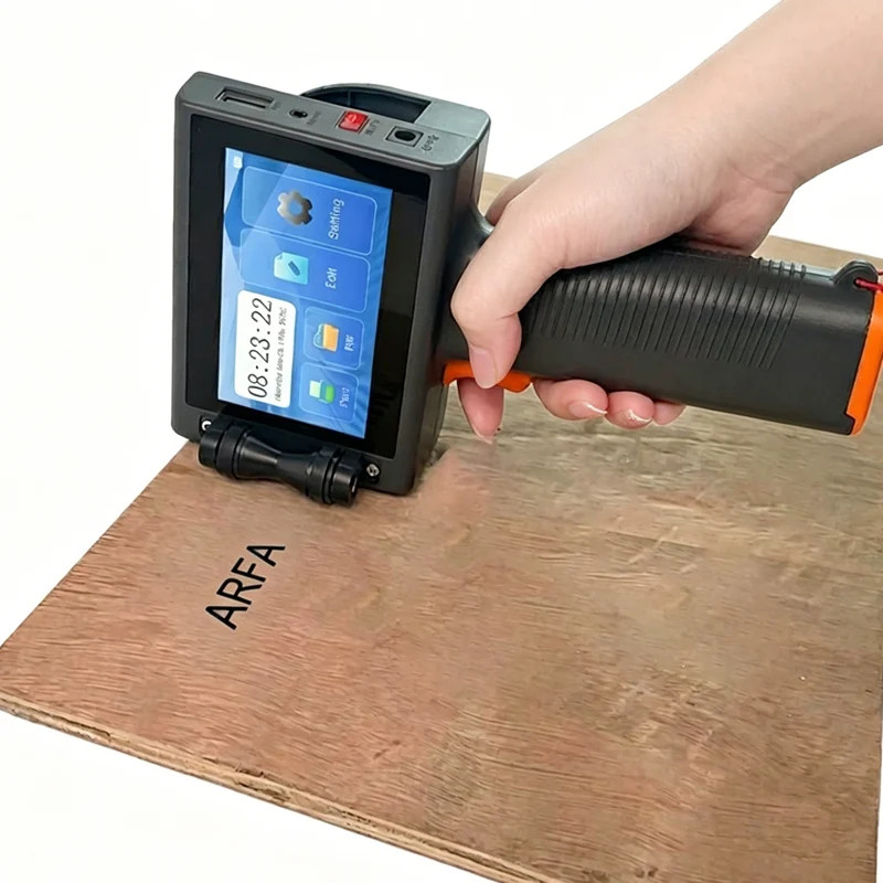 Portable Handheld Inkjet Printer Prints Production Date Batch Number and Logo
