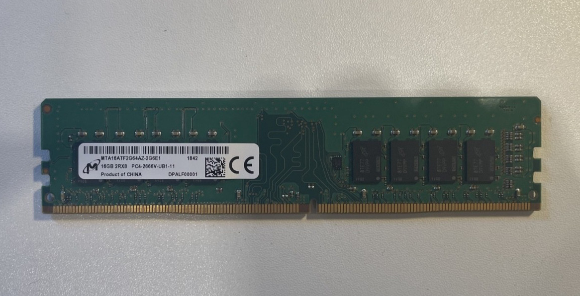 RAM Memory 16GB DDR4 PC Computer 288-Pin Micron