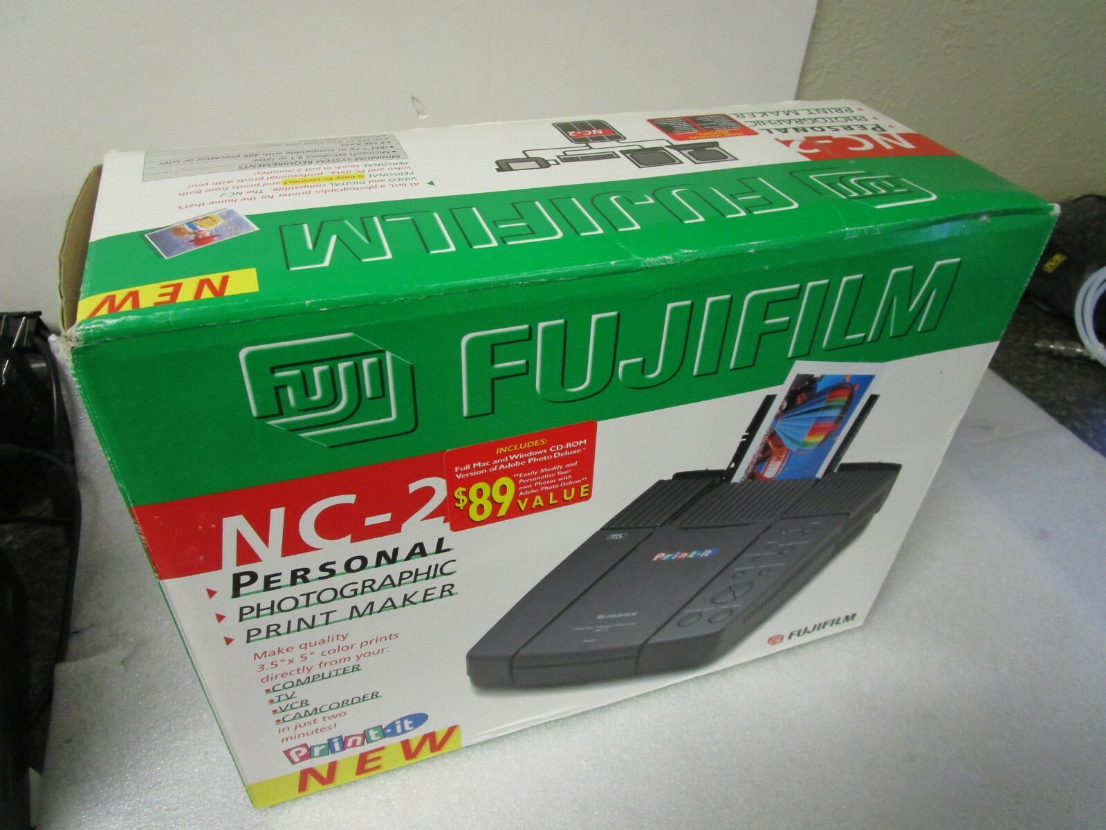 Fujifilm NC-2 Personal Photographic Print Maker - New in Box - Vintage / Rare