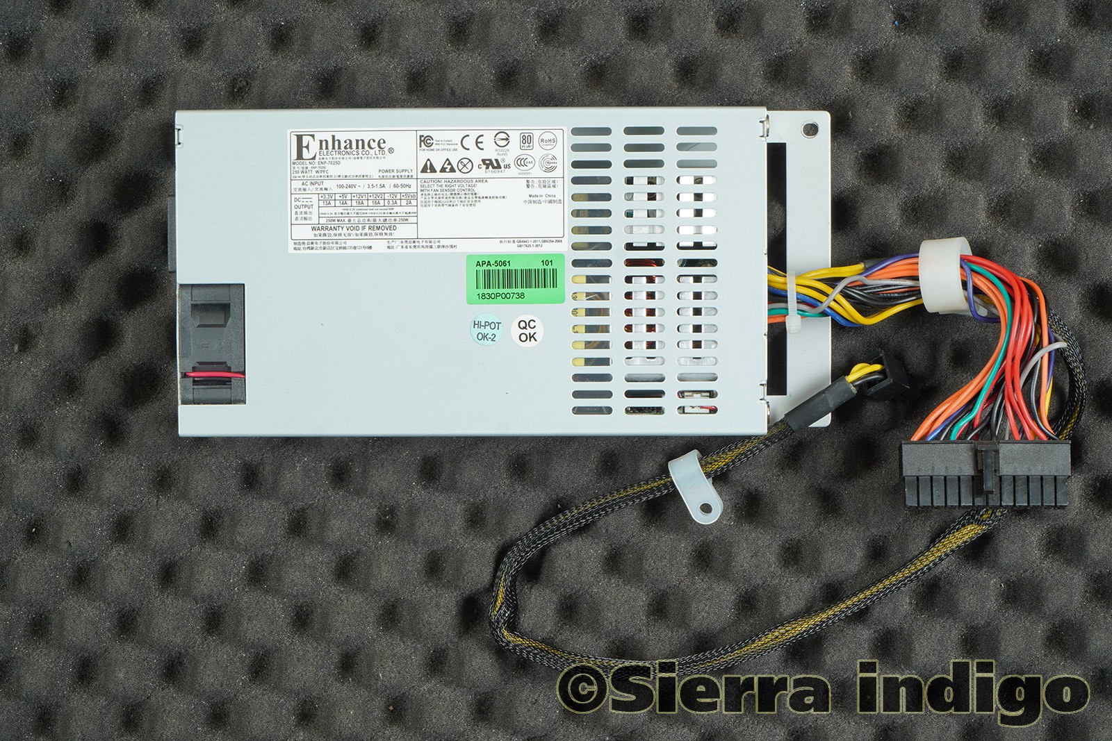 Enhance ENP-7025D APA-5061 Power Supply 250W PSU