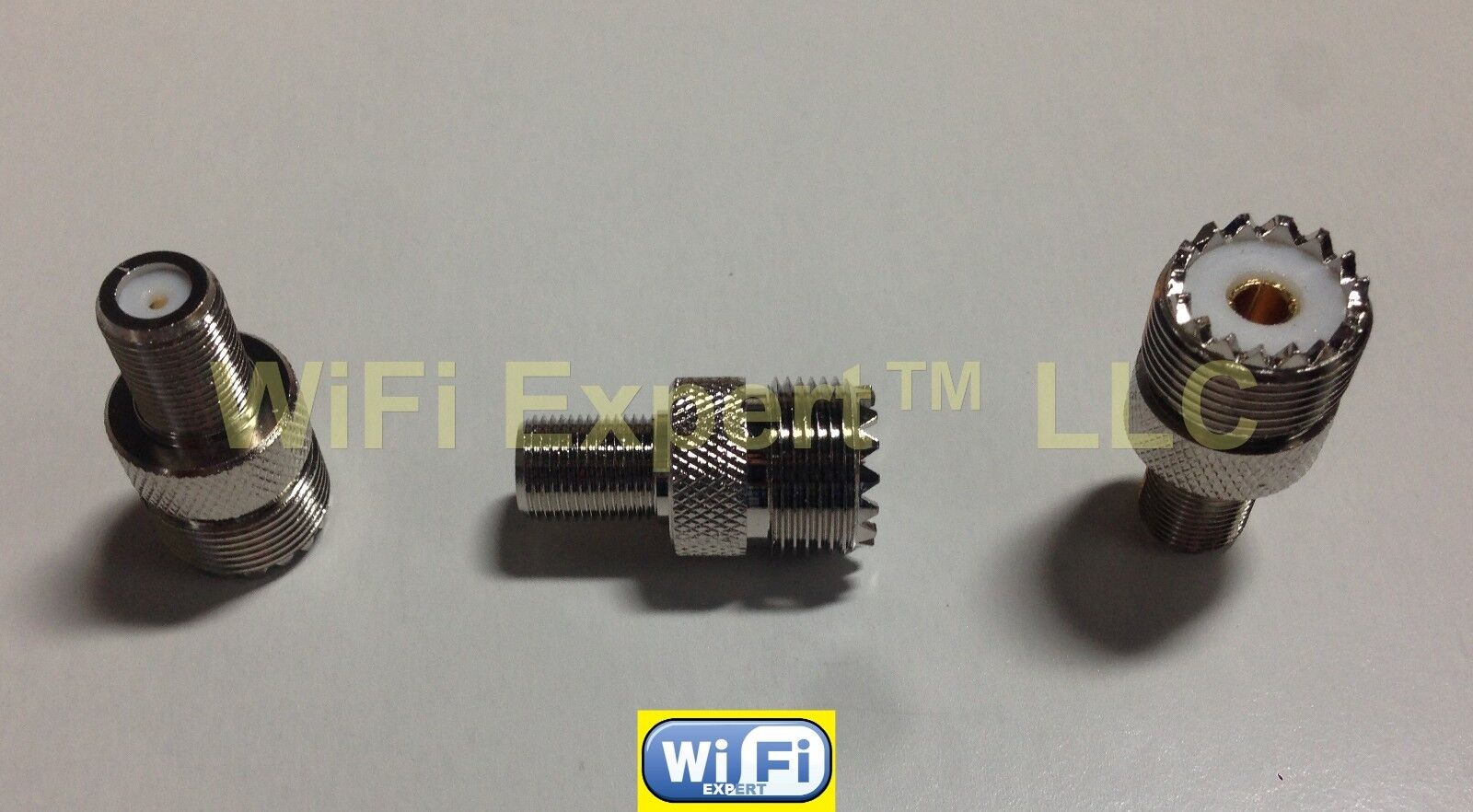 1 x F Female plug to UHF SO239 SO-239 Female RF coaxial Adapter RF Connector US