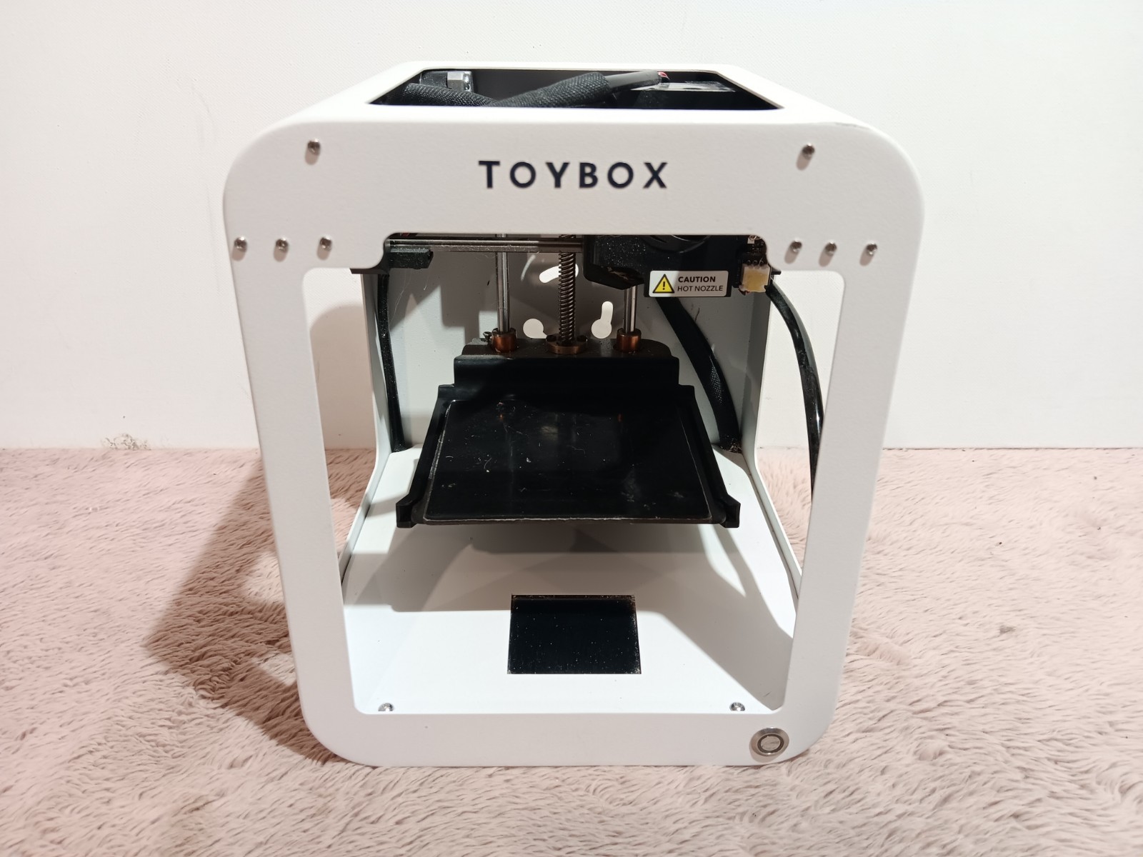 Toybox 3D Printer Full Color Printing Touch Screen No Power Cord Tested