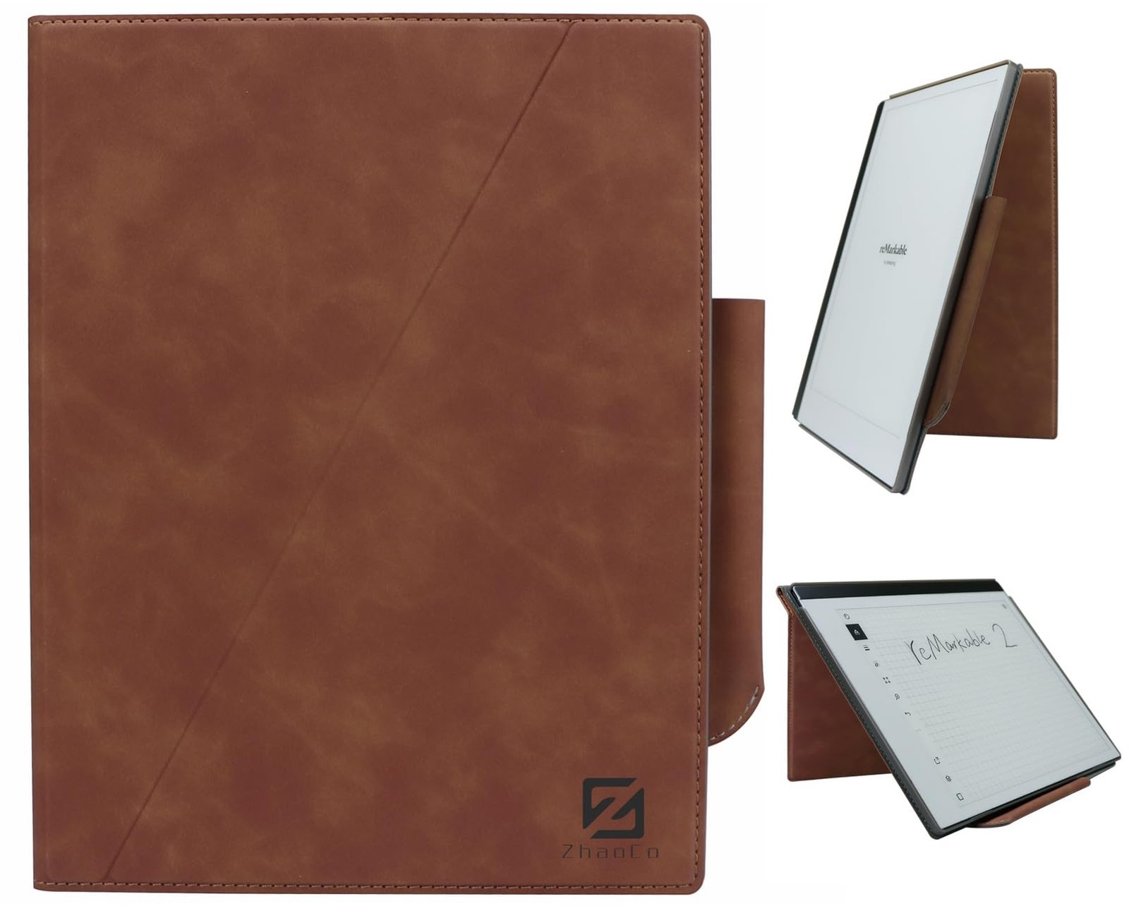 Leather Case for reMarkable 2 10.3 Inch Slim Folio Stand Cover with Pen Slot NEW