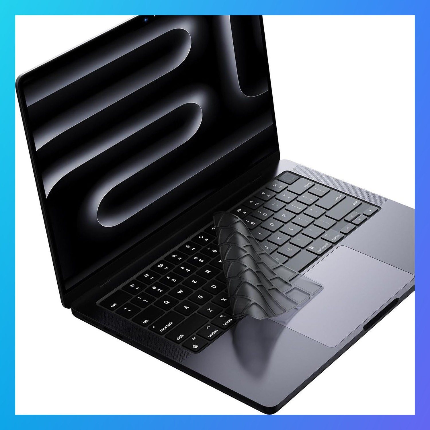 Ultra Thin Silicone Keyboard Cover Skin Fits MacBook Pro 14 16 Air 13 15